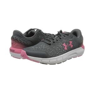 Under Armour Womens Charged Rogue 2 Gray/Pink Running Sneakers  11 (3022602‑106)